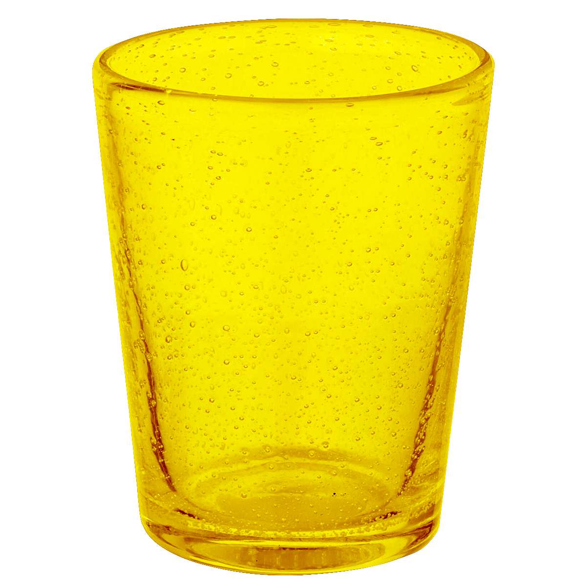 SET BICCHIERI ACQUA MATERA 26 CL - SET 6 BICCHIERI - Giallo